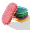 Antibacterial Microfibre Cleaning Sponges 5 Pieces Microfiber Dishwashing Sponge Refill