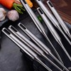 GREATLINK 304 Stainless Steel Fish Spatula,Wide Slotted Turner Steak Spatula