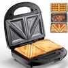 KEENSTAR 3 in 1 Electric Sandwich Maker, Waffle Maker with