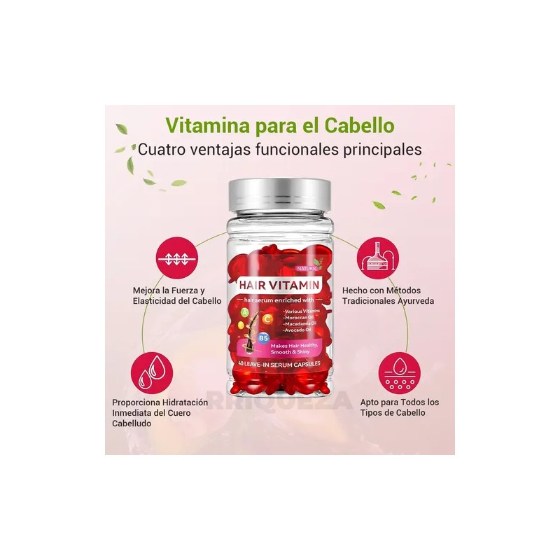 Capilar Reparación Nutrición Cápsulas Hair Vitaminas