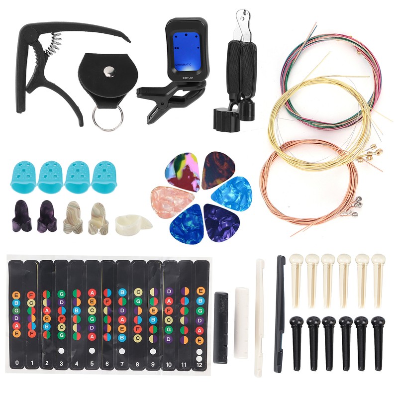 Guitar String Replacement Kit Accessory Set Changing Tool Pack Pick
