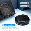JJC Auto Open and Close Lens Cap Cover for Ricoh