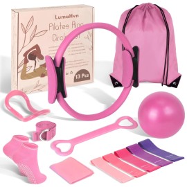 HGKZJSL Home Pilates Essentials Kit for Women,Pilates Equipment Set with 9 Inch Yoga ...