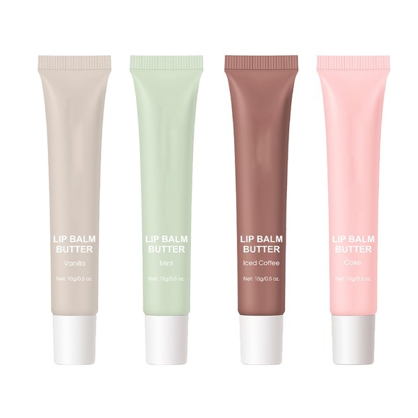 CHIFURE CHIFURE Summer Lip Butter Balm,Nourishing Lip Gloss Balm Set,Long-lasting