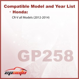 EPAuto GP258 (CA11258 / 17220-R5A-A00) Engine Air Filter, Replacement for Honda CR-V (2012-2014) - Rigid Panel Filter