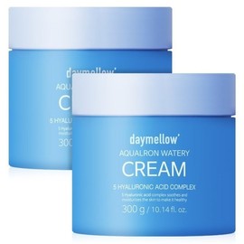 Daymellow Aqualon Watery Moisture Cream 300ml x 2 / 데이멜로우 아쿠알론 워터리 수분 보습크림 300ml 2개