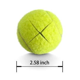 HPWFHPLF Precut Tennis Balls for Walkers, 4 PCS Heavy Duty Long Lasting Glide Balls - Precut for Easy Installation, Universal Felt Pads for Walker Legs & Furniture, Floor Protectors (Yellow)
