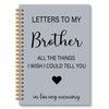 OINDADE Loss of Brother Sympathy Gifts Grief Notebook Journal, Letters
