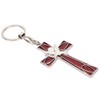 Cross Keychain Peace Bird Vibrant Colors Strong Alloy Skin Friendly