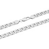 STEEL NATION JEWELRY Men's Stainless Steel 6.5mm Flat Mariner Link