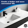 Breliter Waterproof Caulk - White, Hybrid Polymer Sealant for Bathtub,