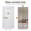 Magnetic Door Screen, Durable Reinforced Anti-Tear Mesh Self-Closing Curtain, Heavy