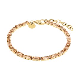 NOELANI Armband Edelstahl Damen Armschmuck, mit Zirkonia synth., 16+3 cm, Weiß, Kommt in Schmuck Geschenk Box, 2039652