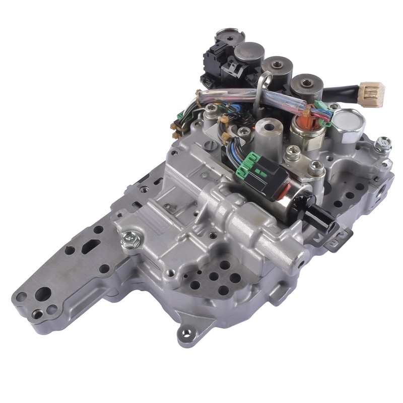 TEKKOAUTO Transmission Valve Body with Stepper Motor Replacement for Nissan