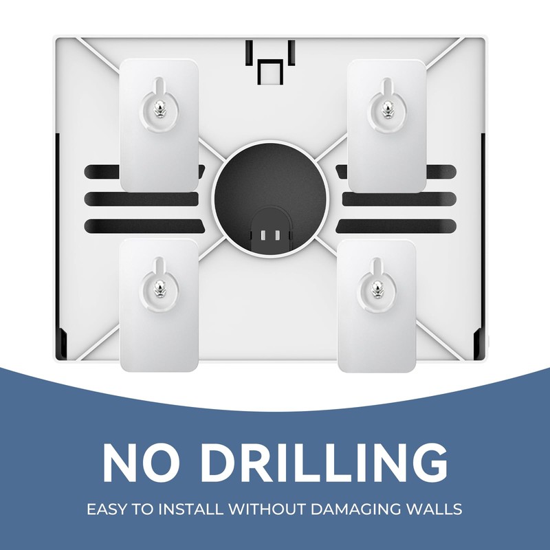 PLUSSEN Paper Towel Dispenser Wall Mount, Adhesive No Drilling Multifold
