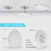 MELEGAN 2Pcs RGB Smart Ceiling Light, Super Slim LED Flush