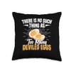 Deviled Egg Server Recipe Thanksgiving Food Deviled Eggs Throw Pillow
