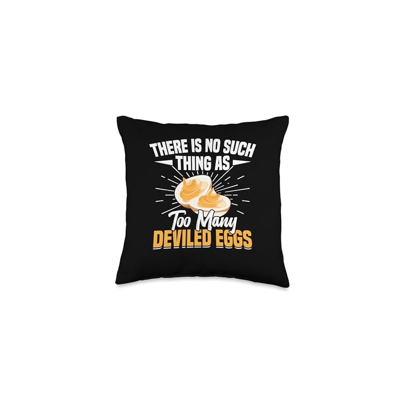Deviled Egg Server Recipe Thanksgiving Food Deviled Eggs Throw Pillow