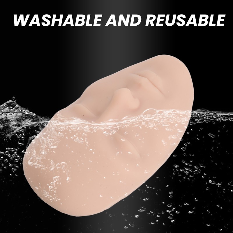 Makeup Practice Face Kit 3D Realistic Full Face Practice Broad