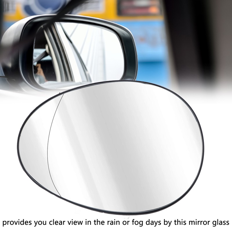 Side Wing Mirror Glass Heated Rearview Mirror Glass for Cooper