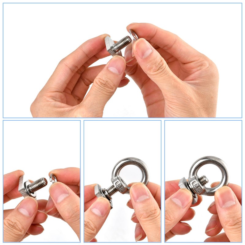 Aemygo 8 Sets T Track Bolt, Heavy Duty T Track
