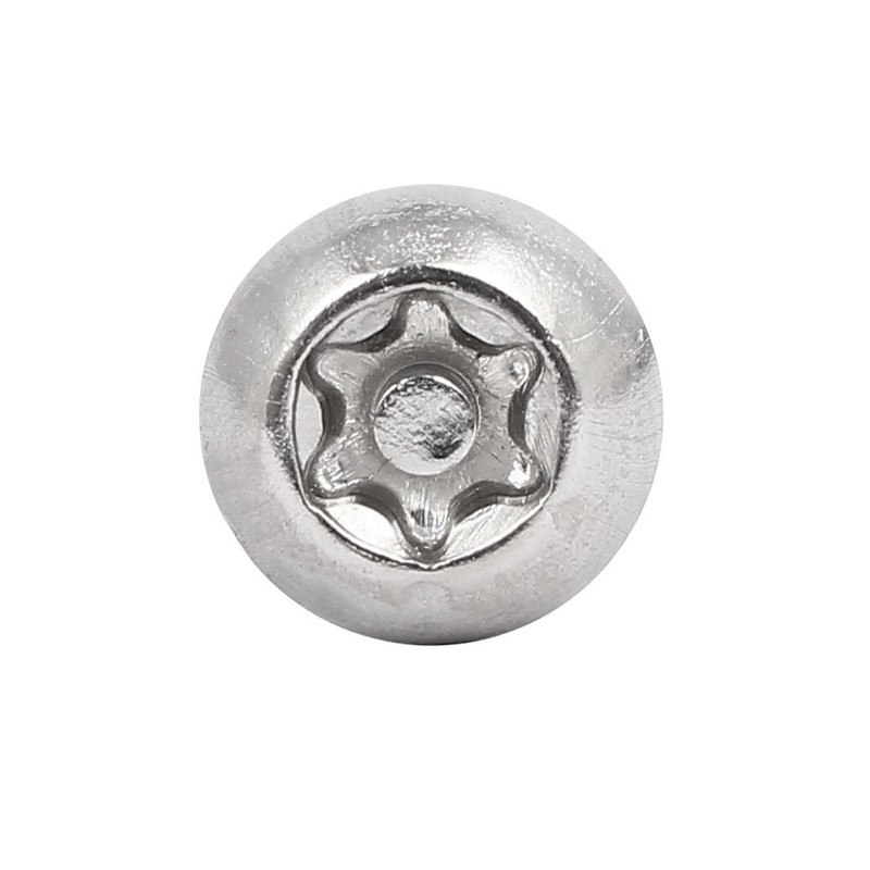 Sourcingmap M6x16mm 304 Stainless Steel Button Head Torx Security Tamper