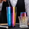 Naroote Cocktail Shaker, Stylish Colourful Stainless Steel Boston Cocktail Shaker