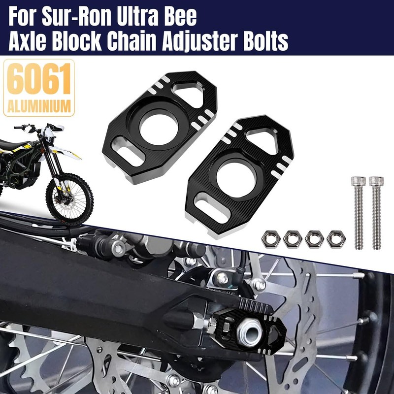OICCTBF Rear Chain Adjuster Tensioner for Sur Ron Ultra Bee