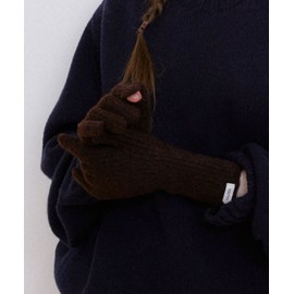 Hallen Slim Rib Color Gloves (G020_brown)
