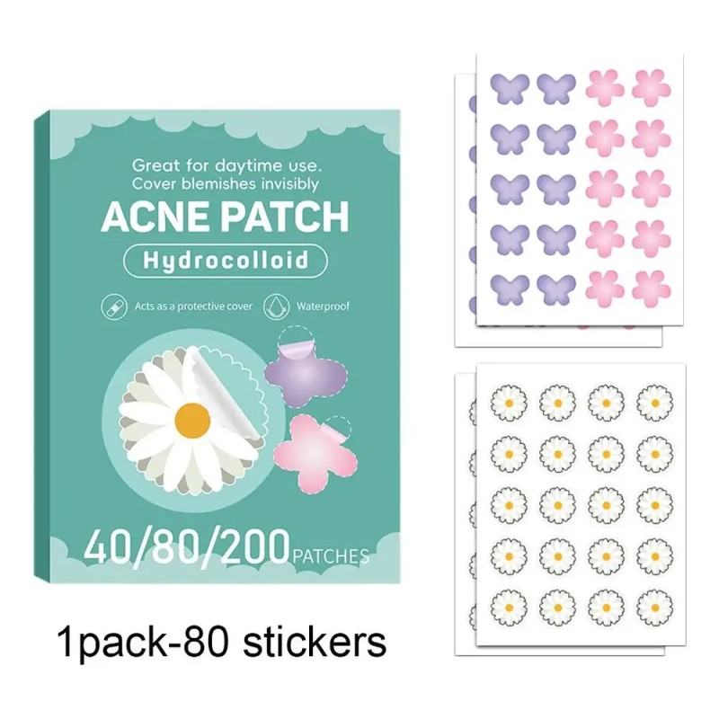 4080100200pcs Pe Acne Patch Skincare Cute Design