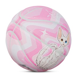 Kuangmi Black Cat Basketball, Size 6 28.5", Indoor & Outdoor, Fun Novelty Gift for Cat and Basket Ball Lovers