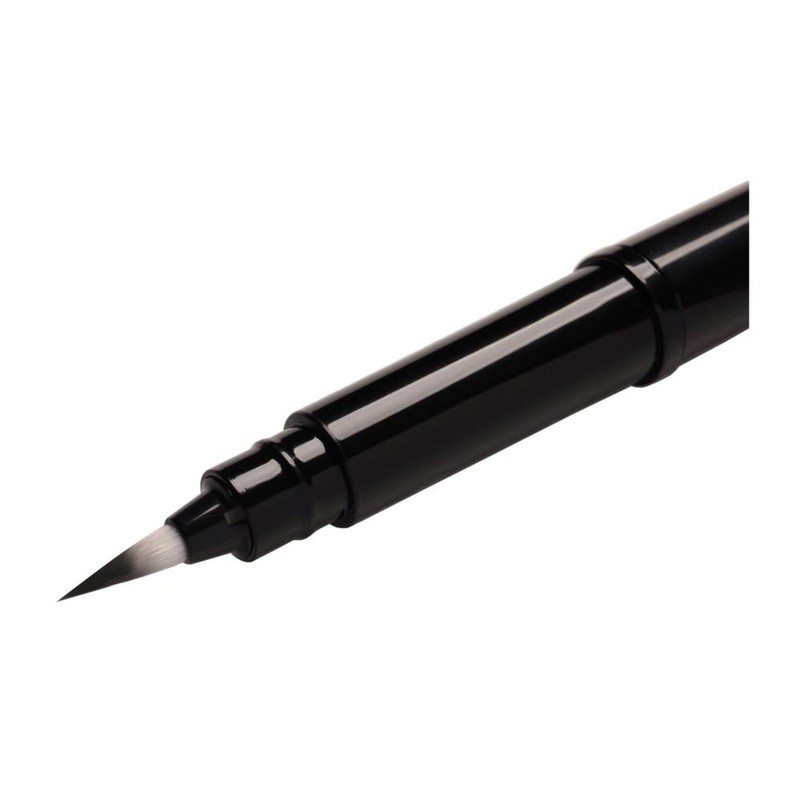 Pentel Pocket Brush Pen Brush Pigment Refillable Black Ink 1