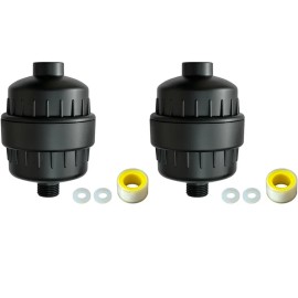 Unbranded 2 Pcs 15 Stage Shower Head Filter Purifier Extra Filter Cartridge for Hard Water