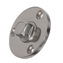 Seachoice Garboard Drain Plug, Stainless Steel, Fits 1/2 In. Pipe, Includes Flange and Plug