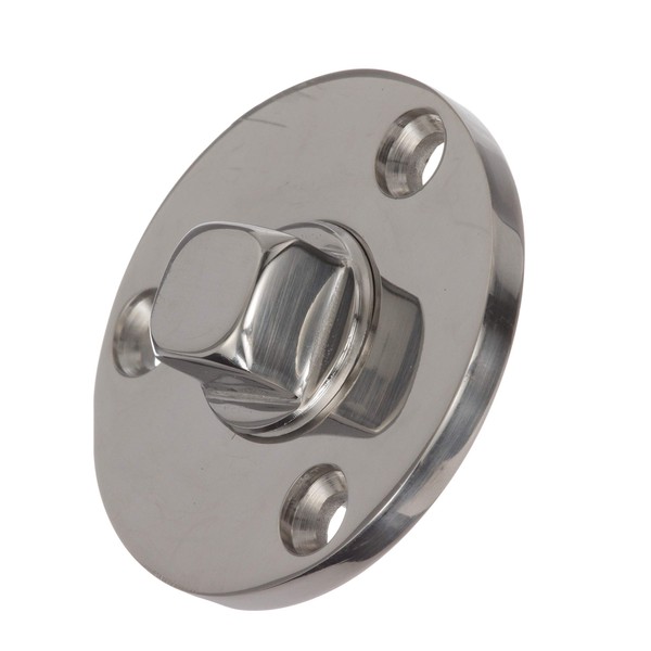 Seachoice Garboard Drain Plug, Stainless Steel, Fits 1/2 In. Pipe,