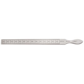 Starrett 270 7/16-Inch by 6-1/4-Inch Taper Gage Inch and Millimeter Graduation