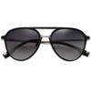 SOJOS Retro Aviator Polarized Sunglasses for Women Men Double Bridge