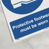 Protective Footwear Must Be Worn Sign – A4 Mandatory PPE