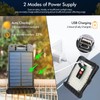 Clip On Solar Motion Lights Outdoor Waterproof, 800LM, 70 LED,