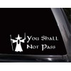 You Shall Not Pass Wizard Decal Car Sticker Creative Fashion