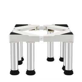 TYTFTDLD Heavy Fridge Stand,white,with 8 Strong Feet Height 15in Adjustable Multi-Functional base for Refrigerator and Cooler,Mini fridge,Small Refrigerator(8 Feet Height 15in)