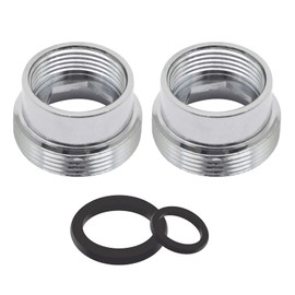 Faucet Adapter, 2 Pcs 16mm - 22mm Thread Tap Connector, Water Purifier Filter Kitchen Sink Aerator Adapter