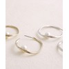 VingTAINE P1840 Points, Pearl, Hoop Earrings, Ring, Earrings, Casual, Mature