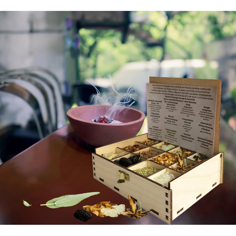 Heilkräuter Manufaktur Smoking Box Gift Box with 12 Varieties of