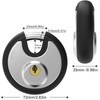 Key Padlock Outdoor, [Waterproof] [Anti Cut] Diyife 70mm Stainless Steel