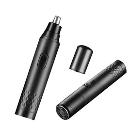 COOLLIANT 2 in 1 Electric Nose Hair Trimmer/Facial Hair Shaver - Nasal Hair Trimmer for Men, Nose Shaver, Mens Trimmers, Ear Hair Remover, Nose Ear Trimmer for Men, Grooming kit, Small Hair Trimmer