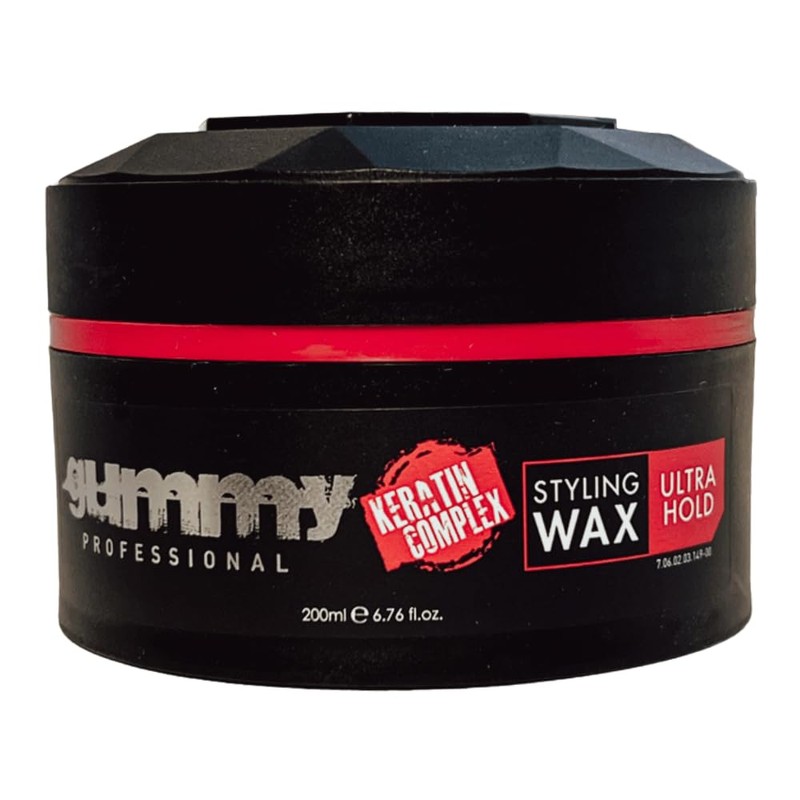 Gummy Ultra Hold Hair Styling Wax 200ml - 6.76 Fl