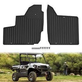 SAUTVS TPE Front Floor Mats for Kawasaki Mule PRO-MX, Front Row Floor Liners All Weather Protection Slush Mats for Kawasaki Mule PRO-MX EPS 2019-2024 Accessories (2PCS, Replace #99994-1187)