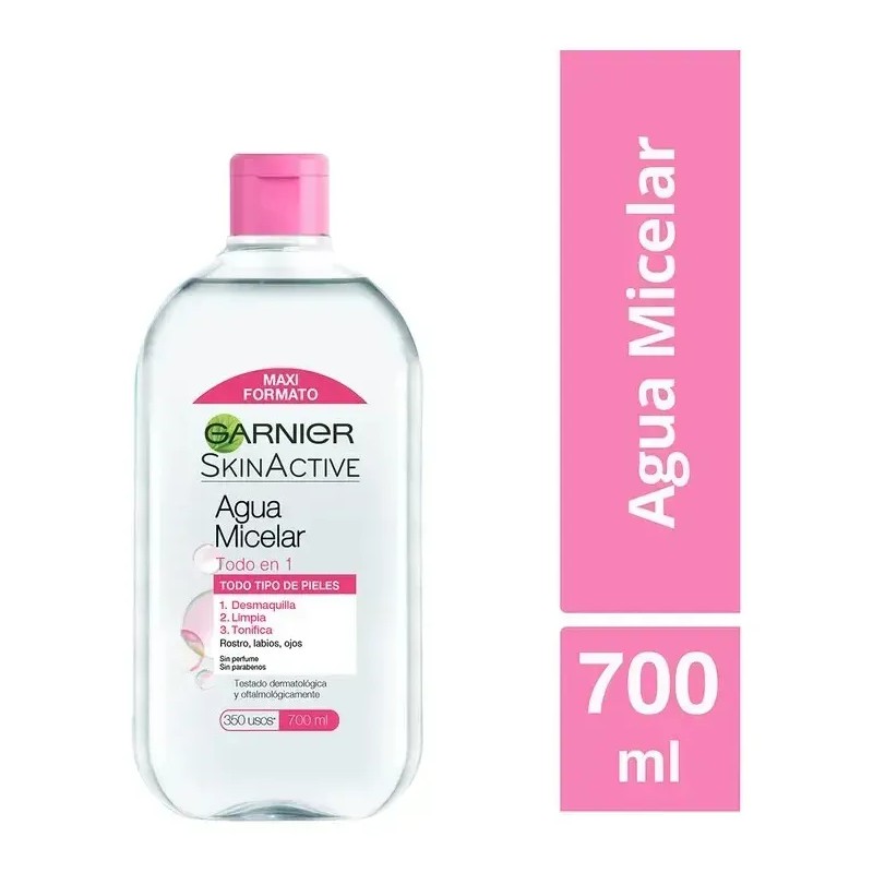 Agua Micelar Skin Active Todo Tipo Piel 700ml Garnier