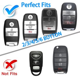 WORCAS Funda de TPU suave para llavero compatible con Kia Forte Koup Optima Rio Sedona Sorento Soul EV Sportage NIRO Forte (plata)